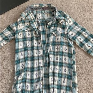 Rock and roll cowgirl rodeo shirt